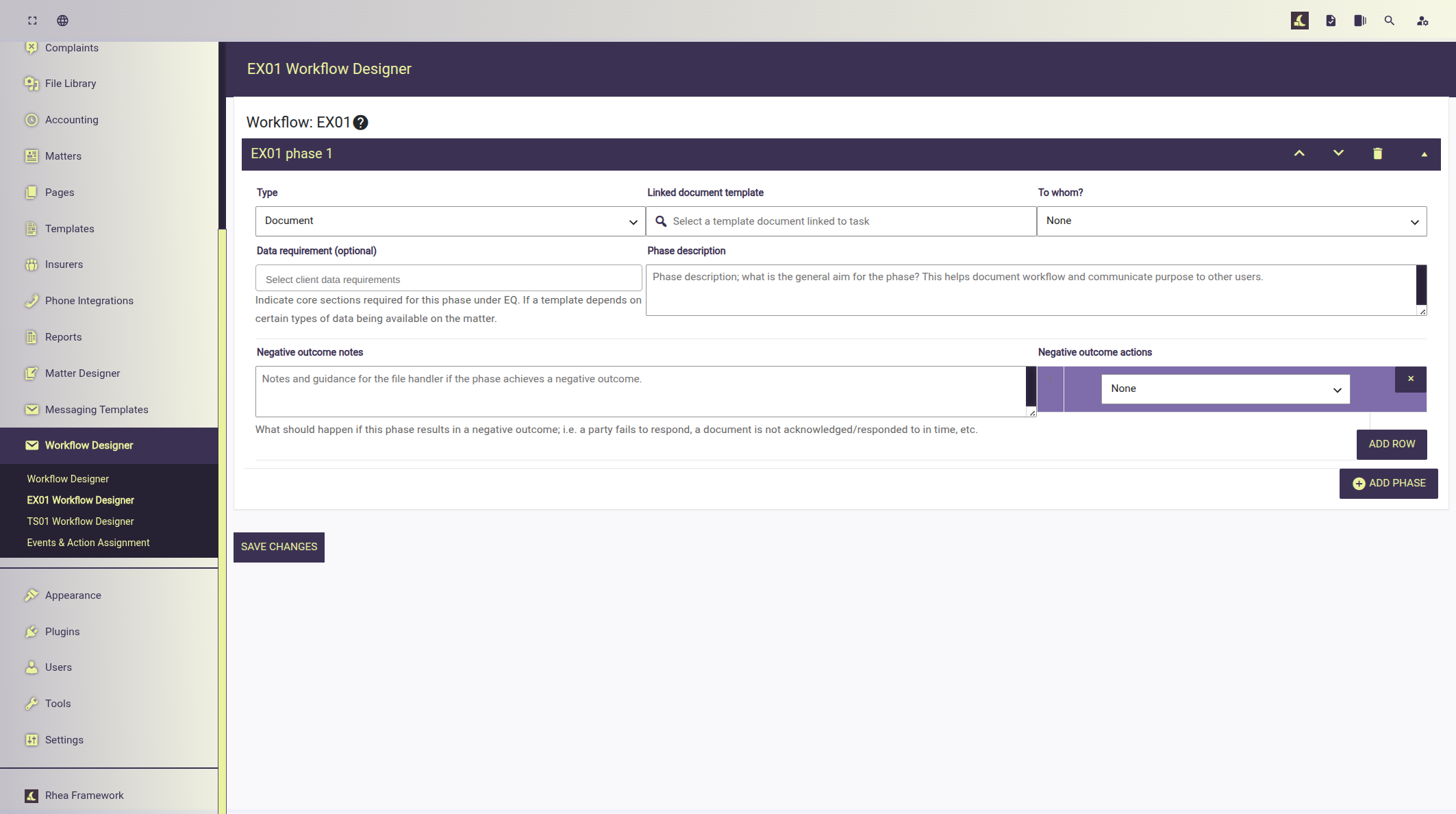 Workflow tasks widget example demonstrating overdue tasks