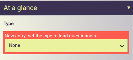 Setting the case type under a new enquiry